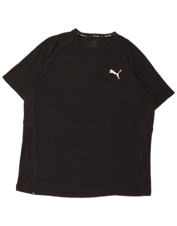 Мужская футболка Puma Top 2XL, черный хлопок