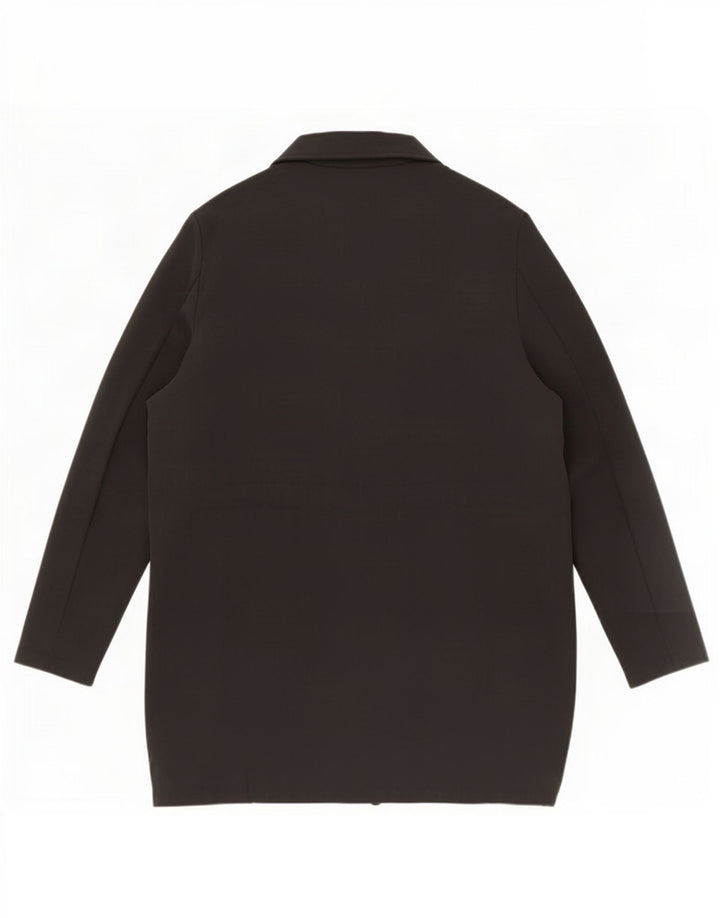 Женский открытый кардиган оверсайз Zara UK 6 XS, черный полиэстер