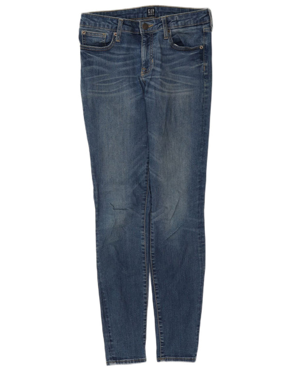 Женские джинсы скинни Gap W28 L30, синие, хлопок