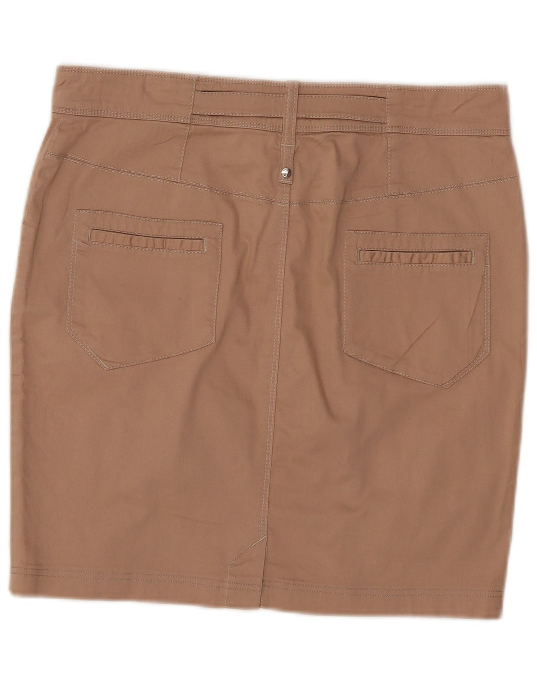 Trussardi Женская юбка-карандаш IT 46 Large W32 Бежевый хлопок