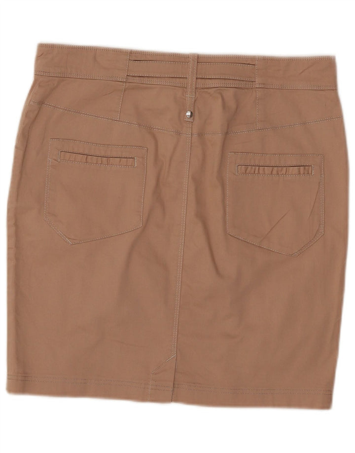 Trussardi Женская юбка-карандаш IT 46 Large W32 Бежевый хлопок