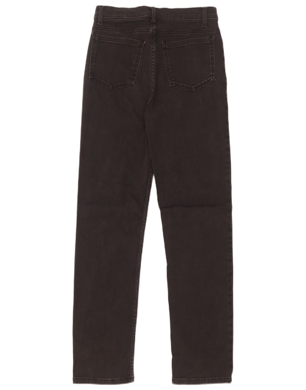 Женские прямые джинсы Marks & Spencer UK 10, маленькие W27 L30, черный хлопок