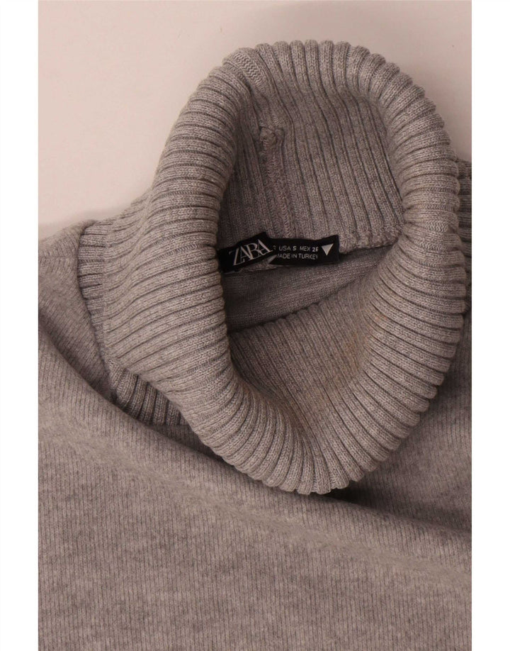 Женская майка без рукавов Zara UK 10, маленькая, серая