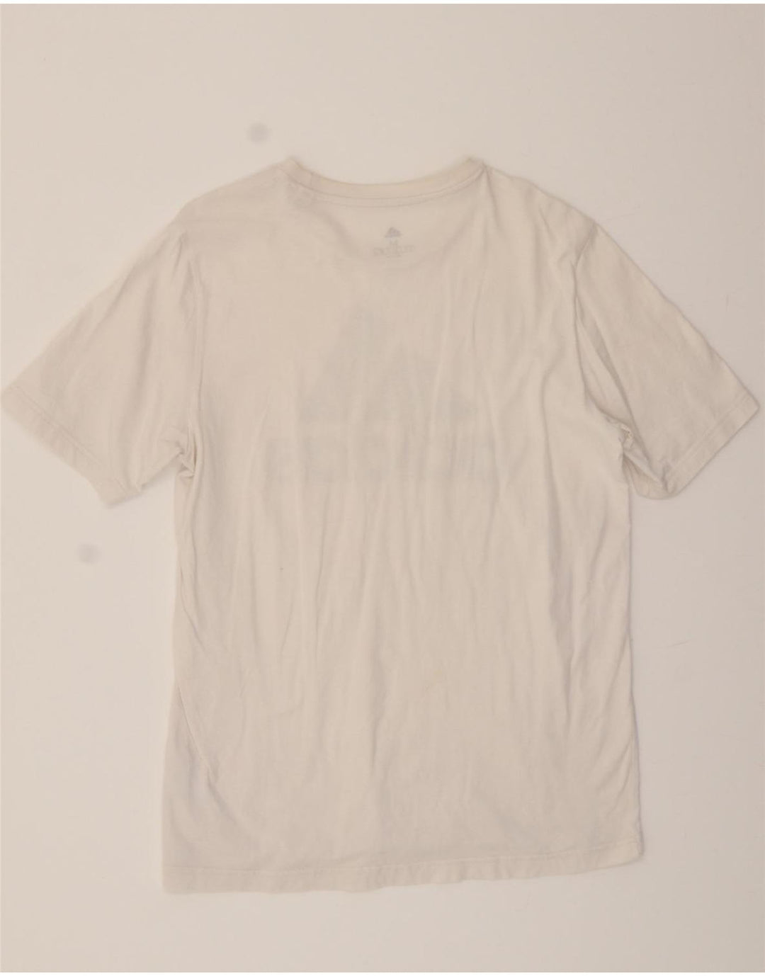 ADIDAS Mens Graphic T-Shirt Top Medium White Cotton Vintage Adidas and Second-Hand Adidas from Messina Hembry 