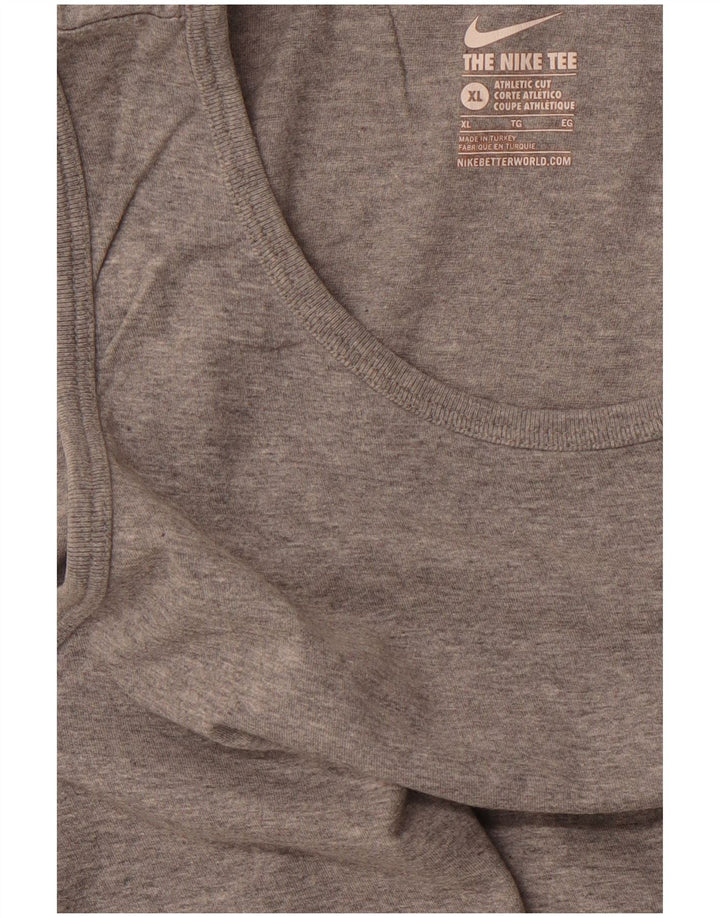 Мужской жилет спортивного кроя NIKE XL, серый в крапинку