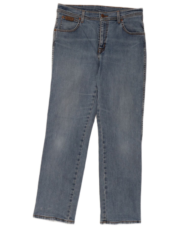 Мужские прямые джинсы WRANGLER Texas Stretch W33 L30, синий хлопок