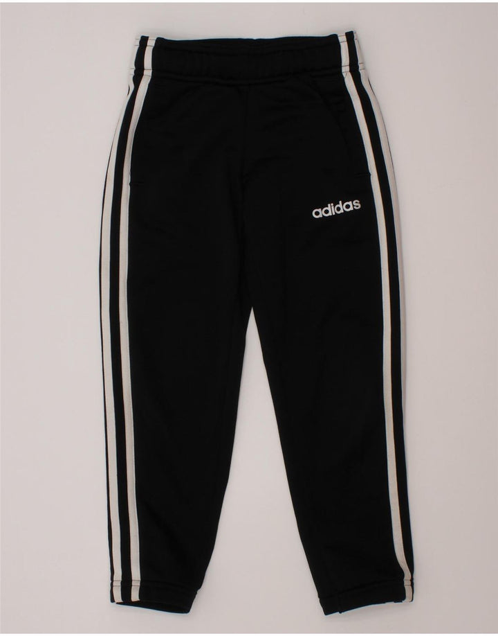 Спортивные брюки Adidas Climalite для мальчиков 5-6 лет, черный полиэстер