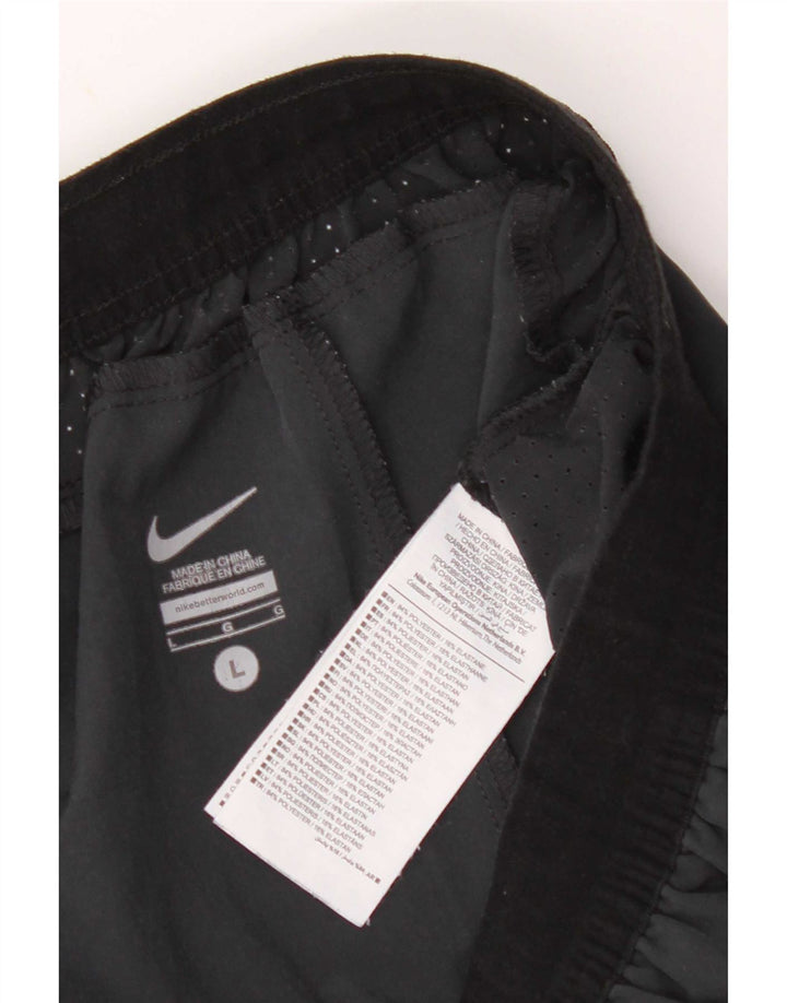 Мужские спортивные шорты Nike, большие черные, полиэстер