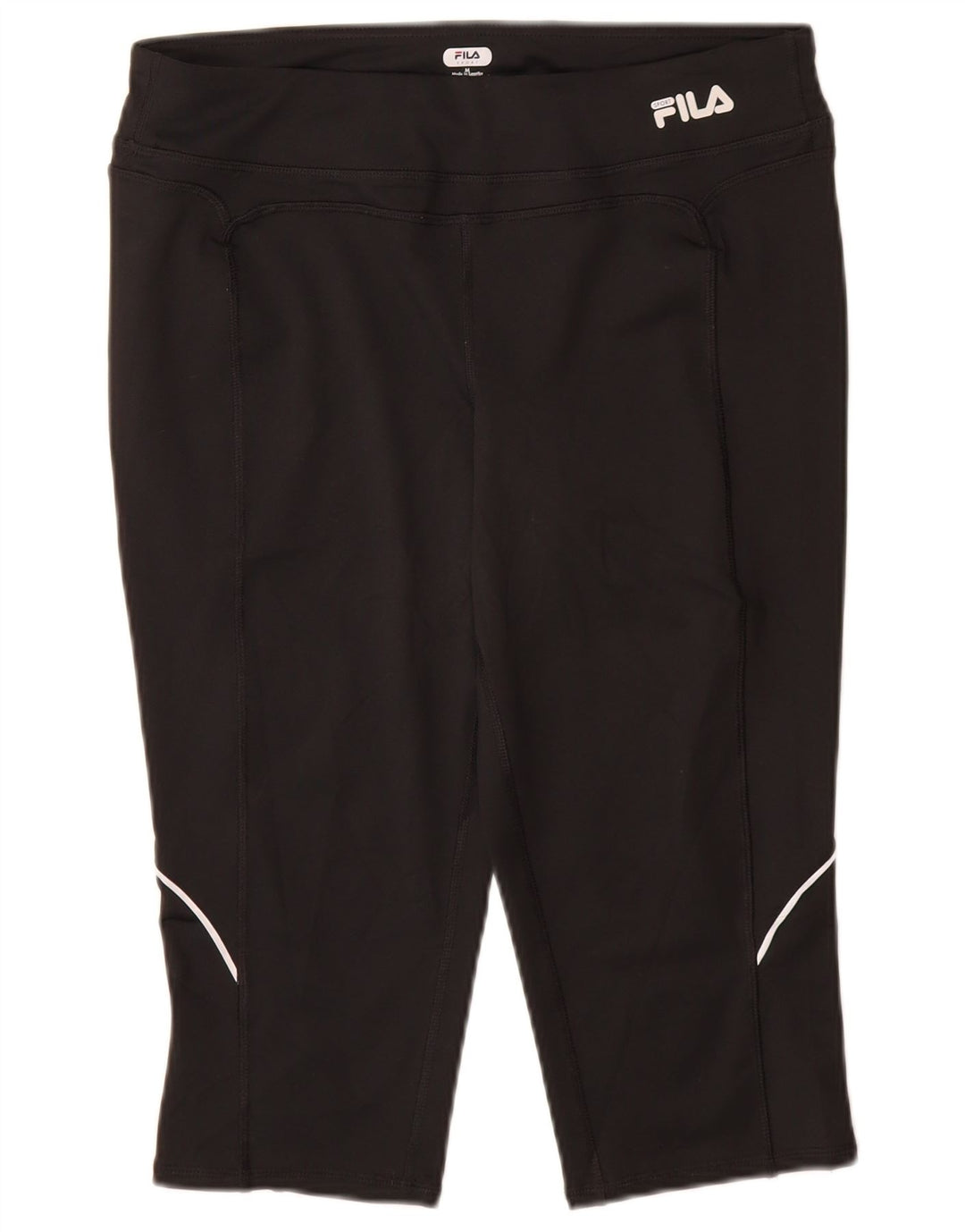 Женские капри FILA UK 14, средний черный полиэстер