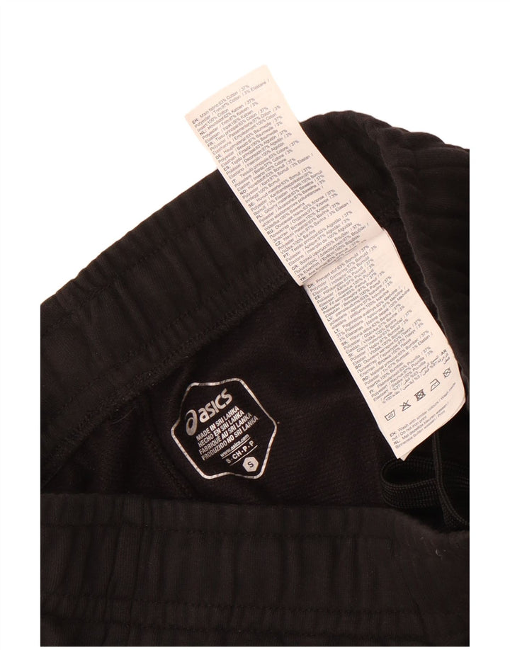 Мужские спортивные брюки Asics с графическим рисунком, брюки для бега, маленький черный хлопок, хлопок