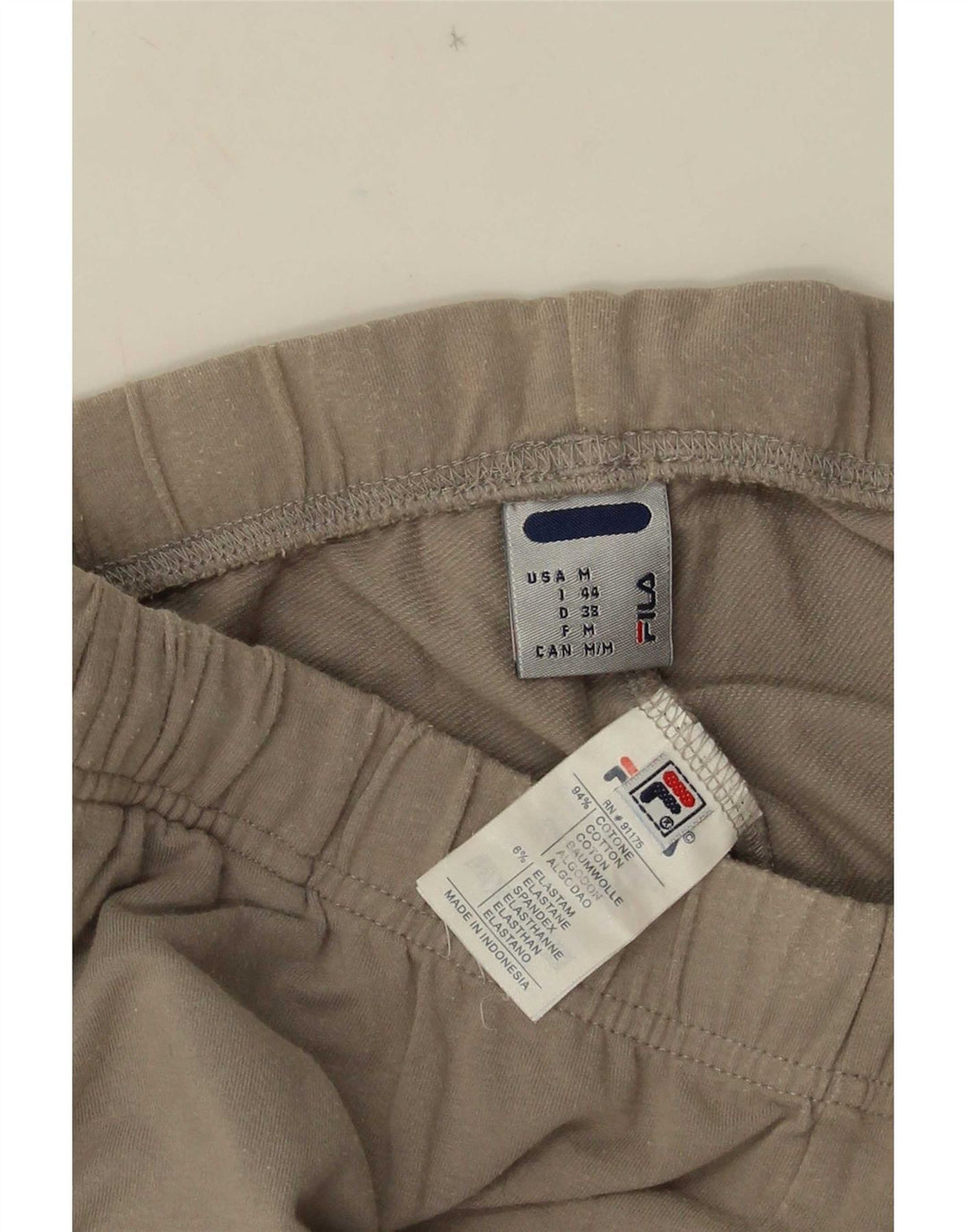 Женские спортивные брюки Fila UK 12, хлопок среднего серого цвета