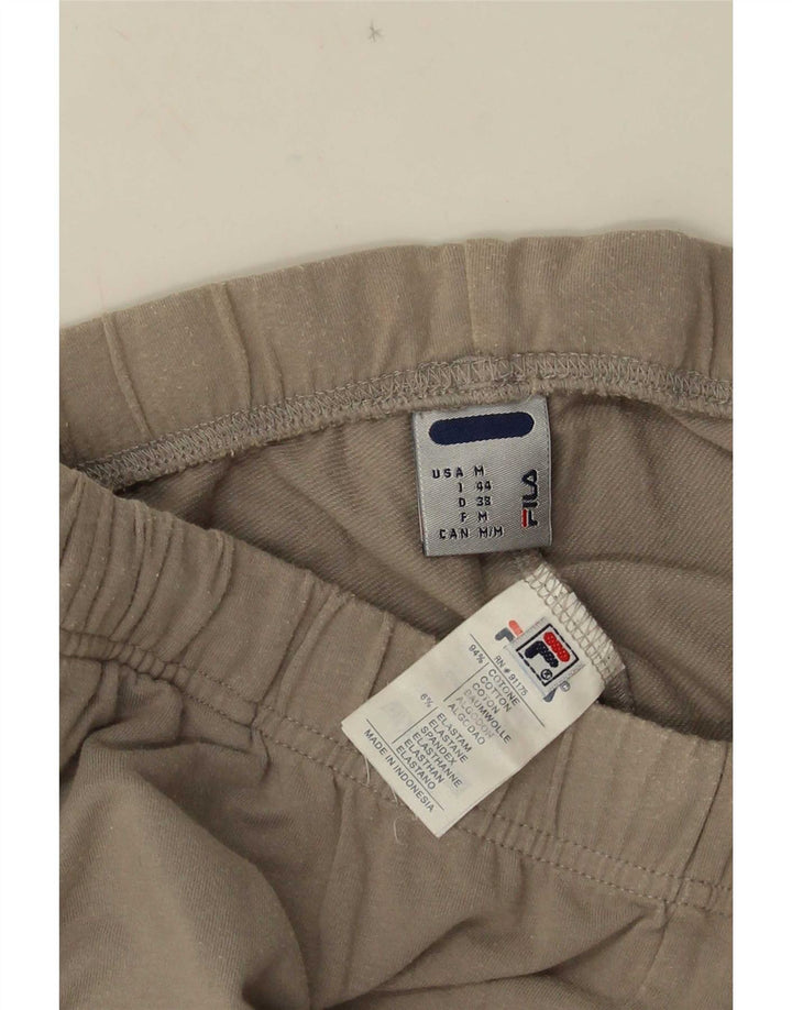 Женские спортивные брюки Fila UK 12, хлопок среднего серого цвета