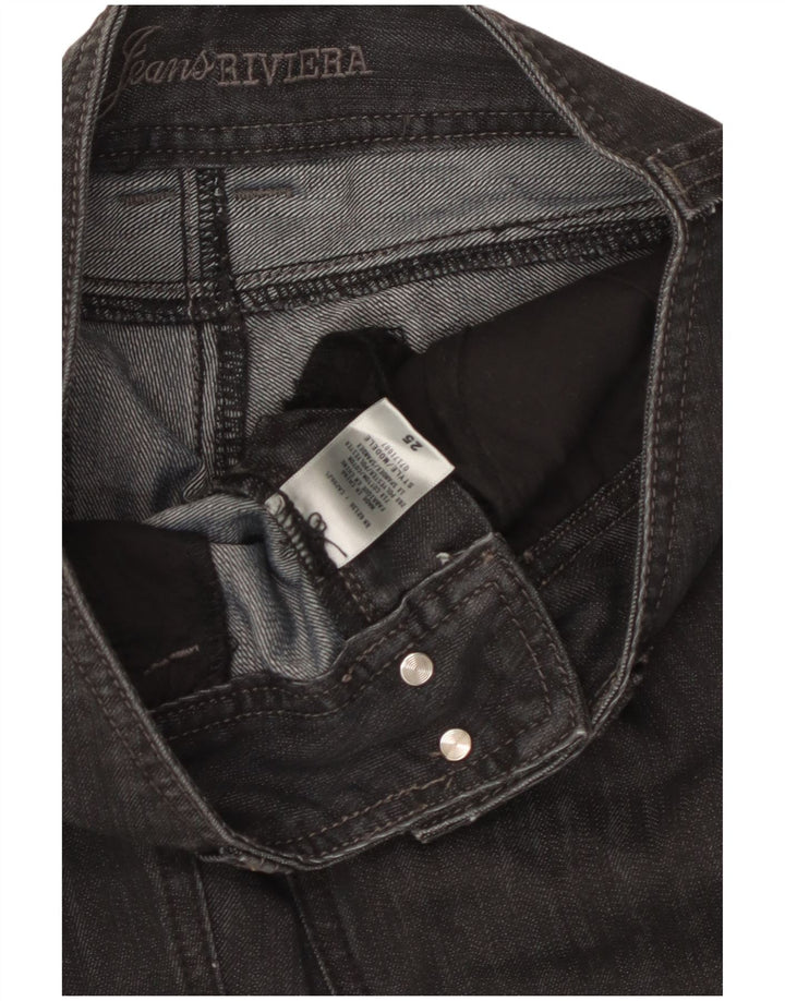 Женские расклешенные джинсы Guess W25 L32, черный хлопок