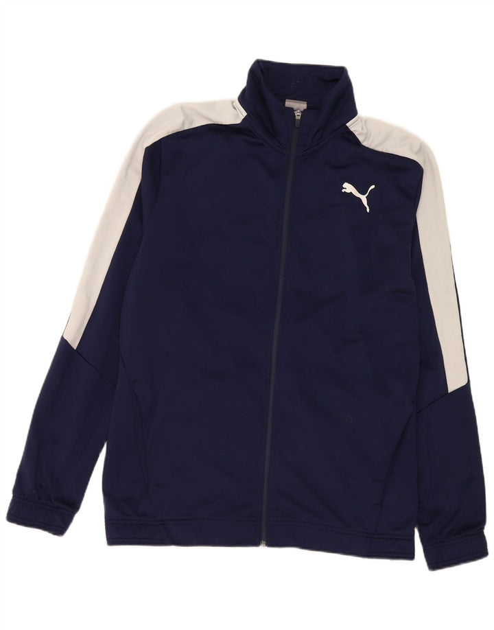 Мужской спортивный костюм Puma 2XL темно-синий с цветными блоками