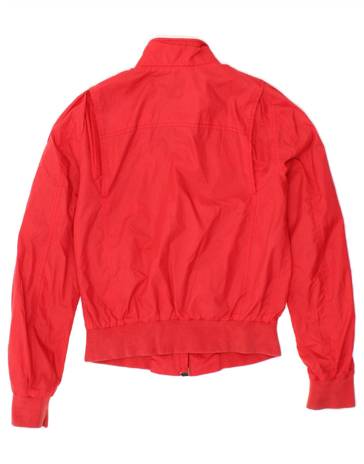 BLAUER Womens Bomber Jacket UK 6 XS Red Polyester Vintage Blauer and Second-Hand Blauer from Messina Hembry 