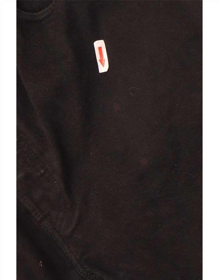 Мужские прямые джинсы Levi's 501 W32 L34, черный хлопок