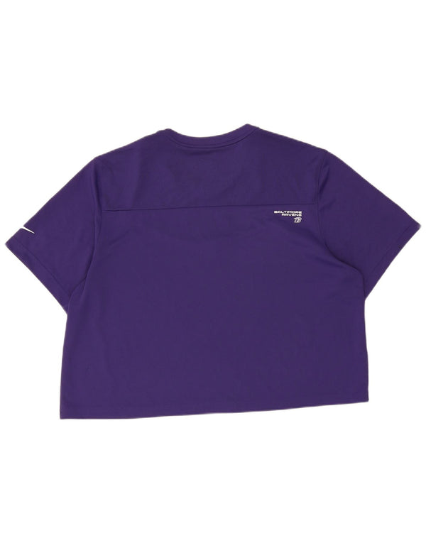 Женская футболка с рисунком Nike Baltimore Ravens Top UK 18 XL Фиолетовая