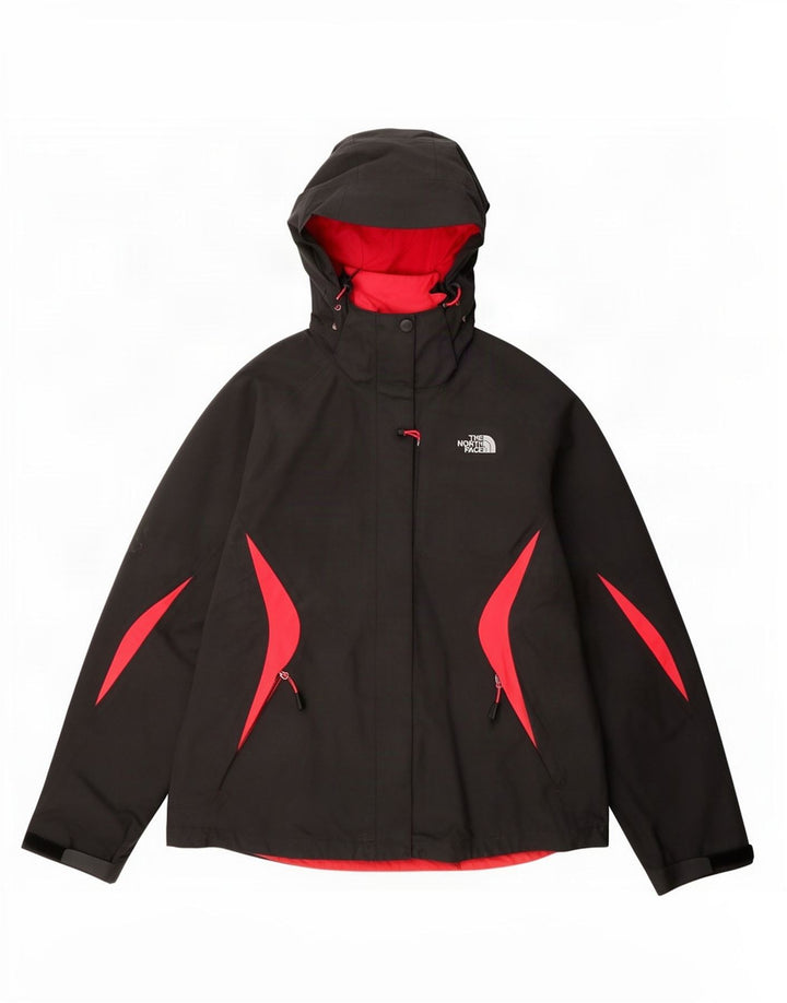 Женская дождевик The North Face Hyvent UK 14, средний серый цвет с цветными блоками