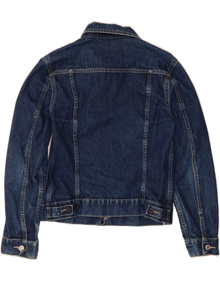BENETTON Womens Denim Jacket UK 6 XS Blue Cotton Vintage Benetton and Second-Hand Benetton from Messina Hembry 