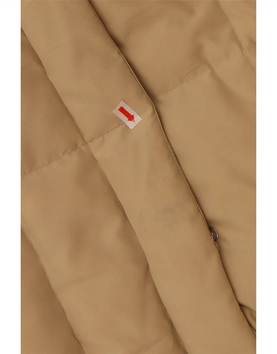 BRUGI Женское пуховое пальто с капюшоном IT 44 Средний Бежевый Полиэстер