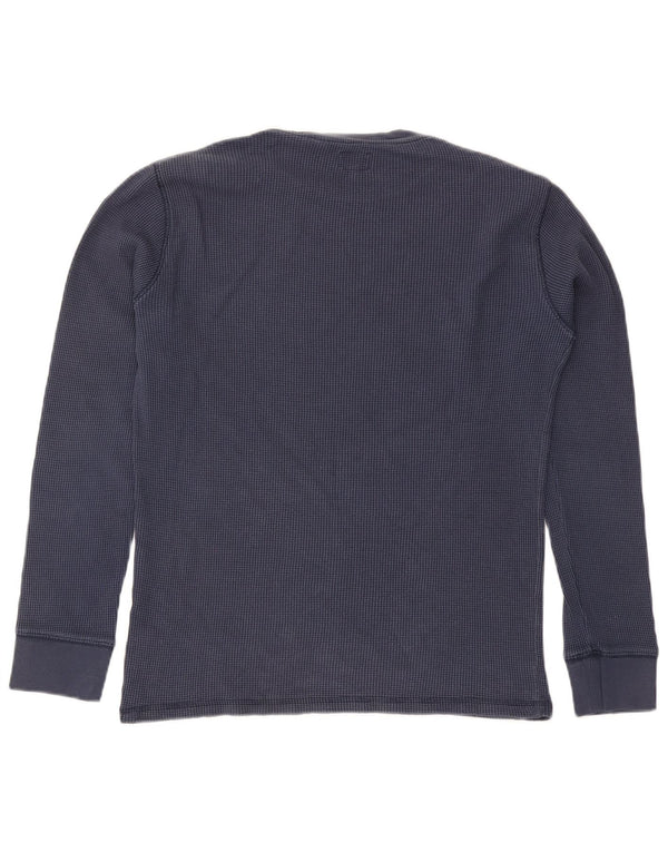 Мужской топ Levi's с длинным рукавом, маленький темно-синий
