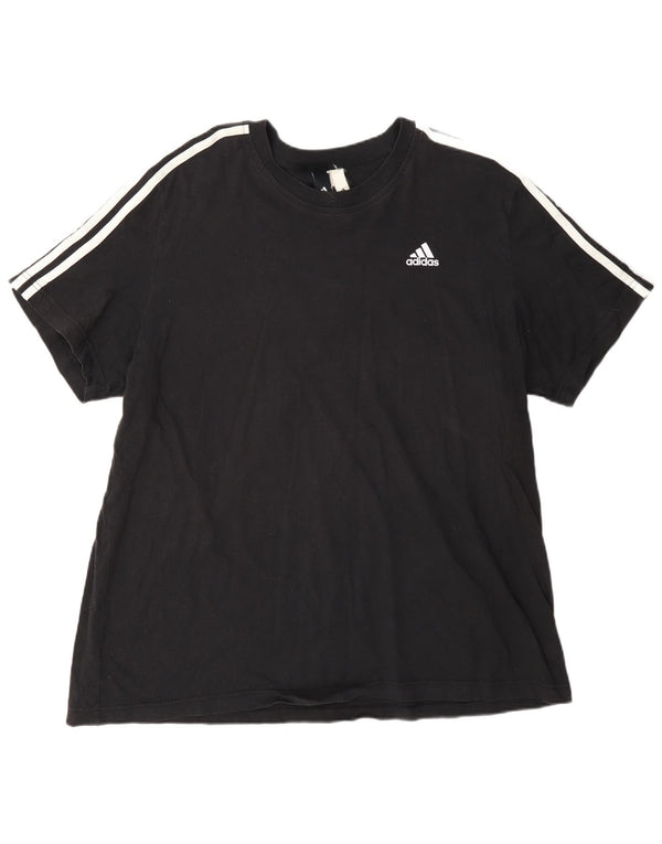 Мужская футболка Adidas Top 2XL, черный хлопок