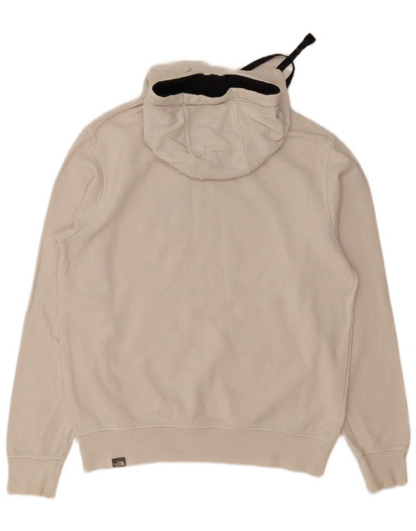 Мужской джемпер с капюшоном The North Face, хлопковый средний белый цвет