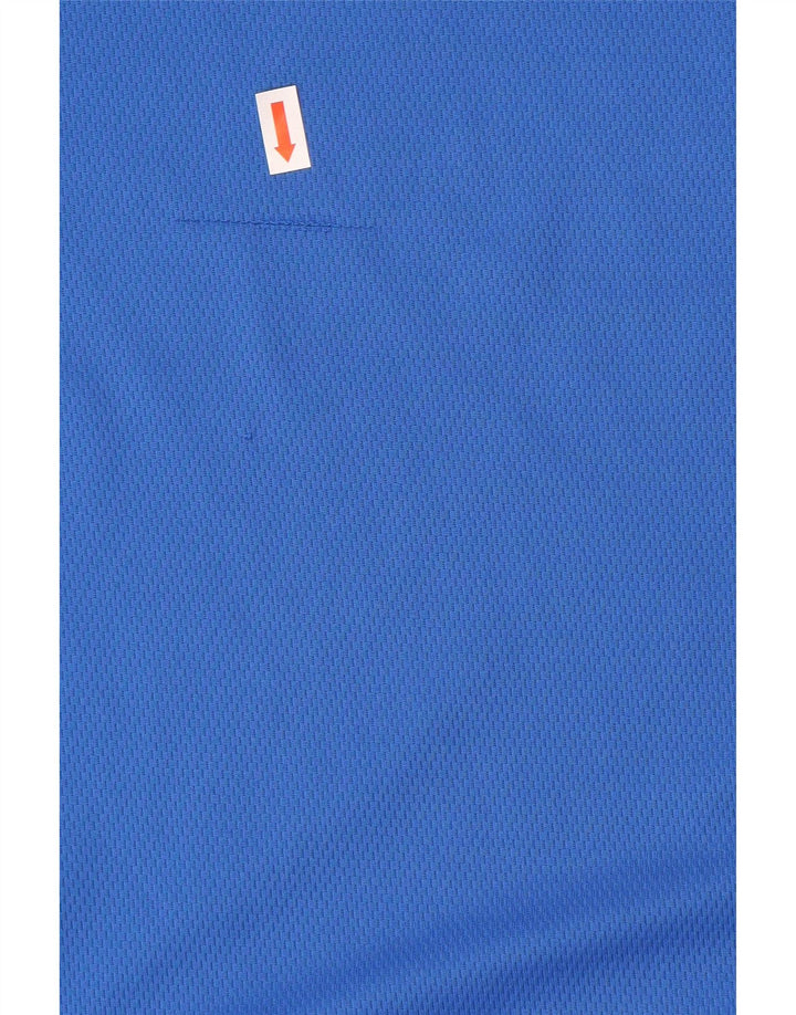 Мужская футболка Nike Dri Fit, большой синий полиэстер