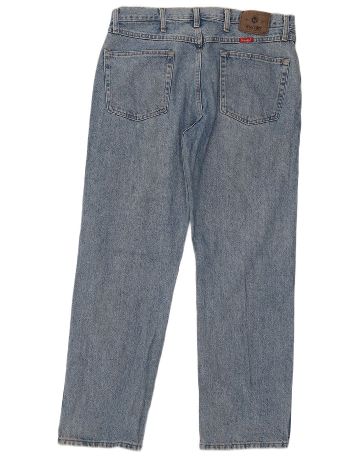 Мужские прямые джинсы Wrangler W36 L30 синие, хлопок