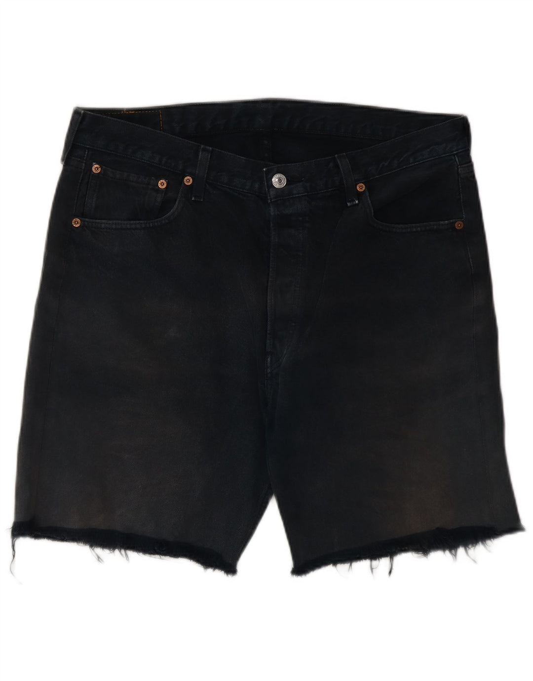 Мужские джинсовые шорты LEVI'S 501 W34, большие темно-синие, хлопок