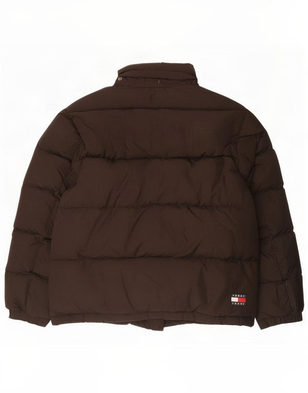 Мужская стеганая куртка Tommy Hilfiger UK 40, большая черная полиэстер