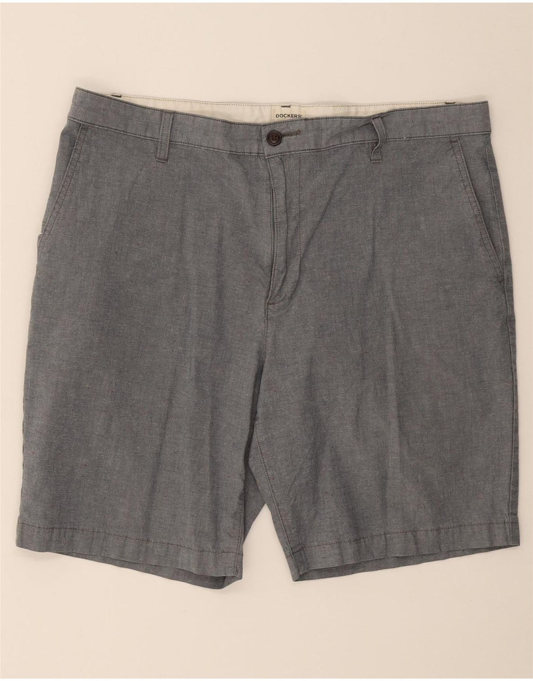 DOCKERS Mens Cargo Shorts W38 XL Grey Cotton Vintage Dockers and Second-Hand Dockers from Messina Hembry 