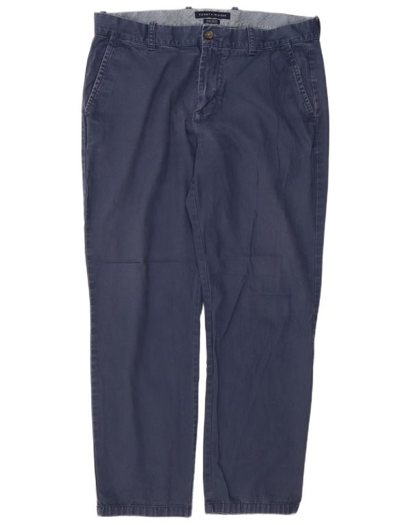 Мужские прямые брюки чинос Tommy Hilfiger W34 L30 темно-синие