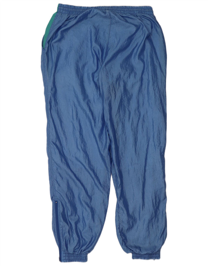 Мужские спортивные брюки Puma джоггеры 2XL W40 L31 синие, полиэстер с цветными блоками