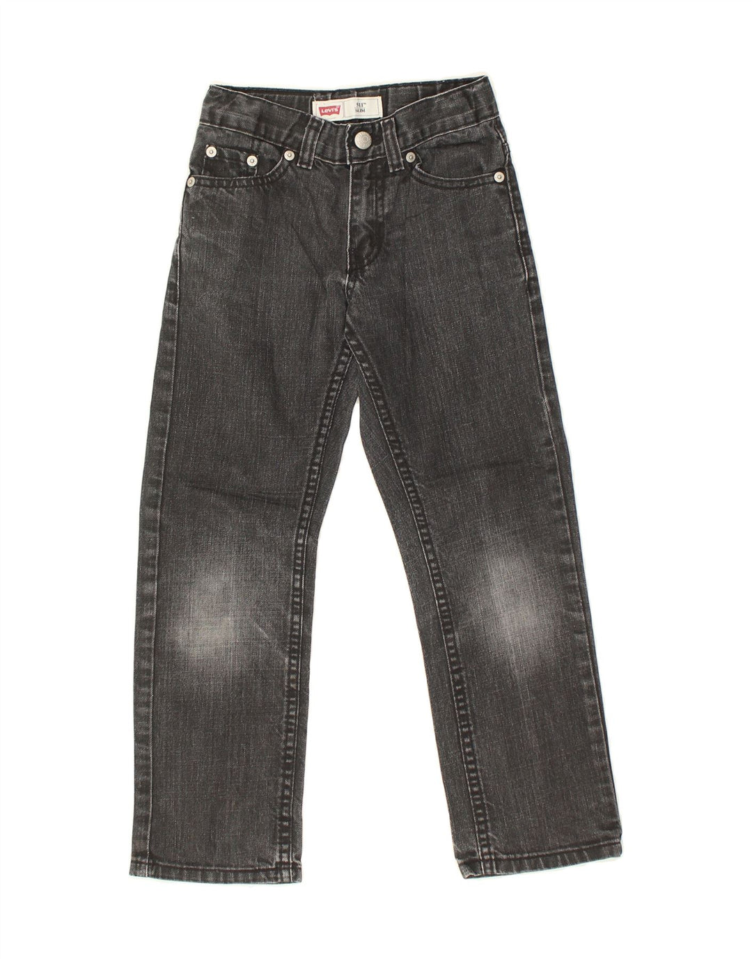 LEVI'S Boys 511 Slim Jeans 6-7 Years W22 L21  Grey Cotton | Vintage Levi's | Thrift | Second-Hand Levi's | Used Clothing | Messina Hembry 