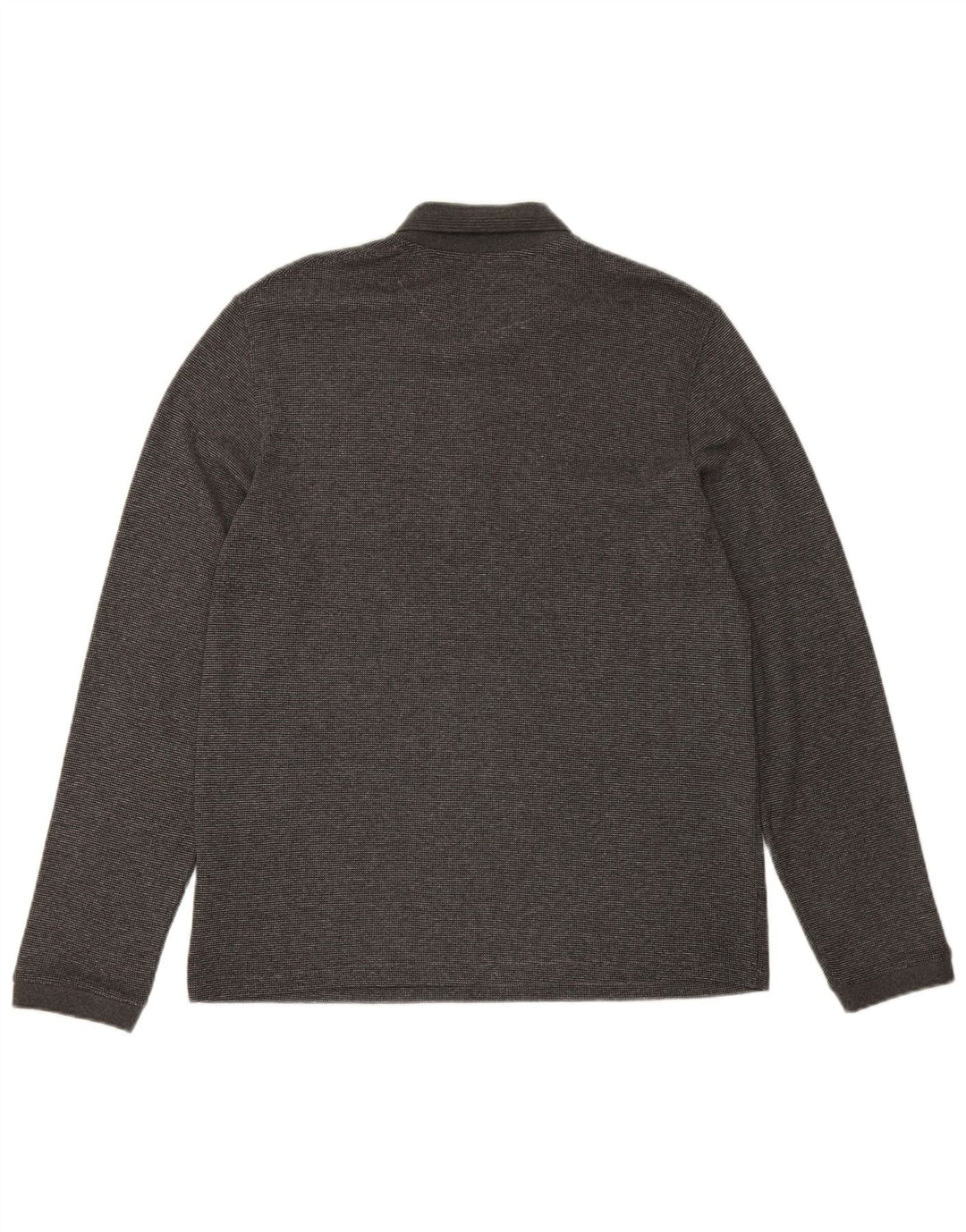 Мужская рубашка поло с длинным рукавом TED BAKER London, размер 5 XL, серая, хлопковая