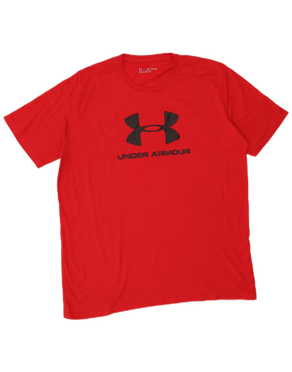 Мужская футболка с рисунком Under Armour 2XL, красная
