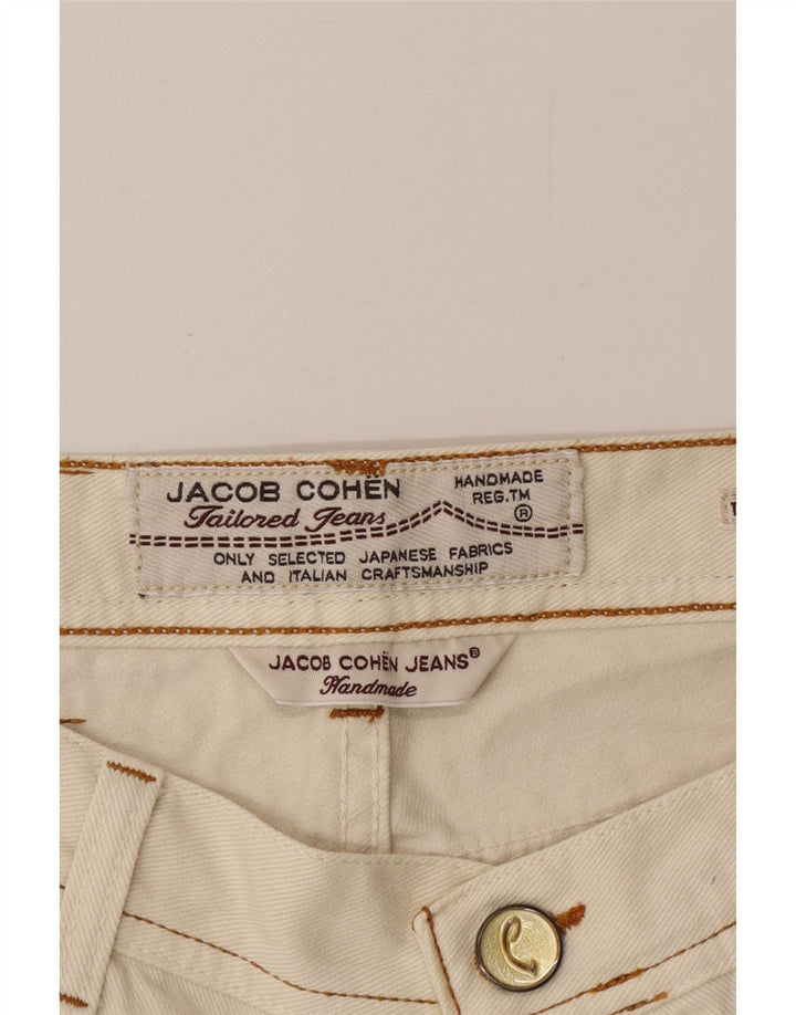 Мужские прямые джинсы Jacob Cohen W35 L34, бежевый хлопок