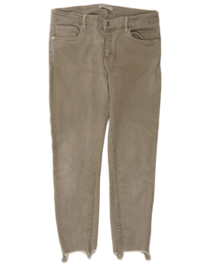 Женские узкие джинсы Zara EU 40 Medium W30 L26 Серые