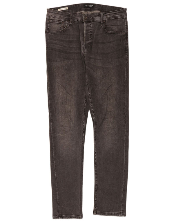 Мужские узкие джинсы Jack & Jones GLENN W32 L32, серый хлопок