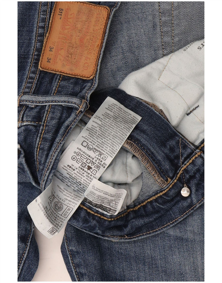 Мужские джинсы Levi's 511 Slim W34 L28 синие, хлопок