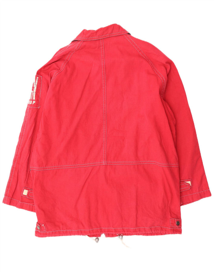 Мужская куртка Brugi IT 52 XL с рисунком, красный хлопок