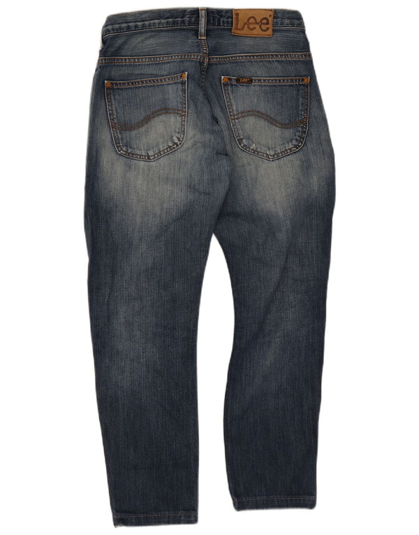Мужские укороченные джинсы Lee Knox W28 L25 темно-синие, хлопок