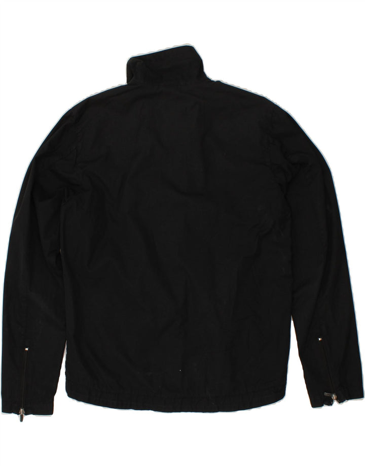 NORTH SAILS Mens Bomber Jacket UK 38 Medium Black Cotton Vintage North Sails and Second-Hand North Sails from Messina Hembry 
