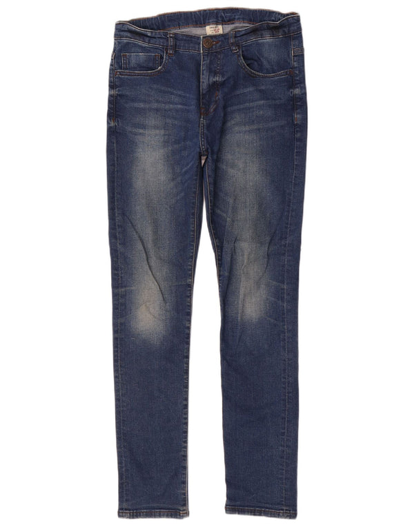 Джинсы Zara Slim для мальчиков 13–14 лет W28 L30, синие, хлопок