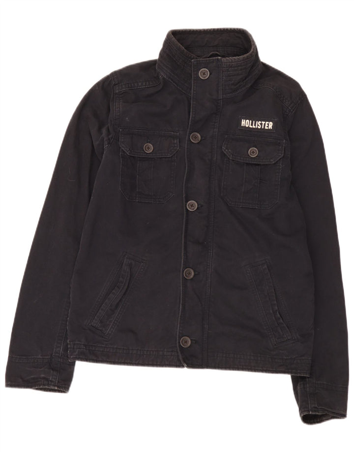 Мужская куртка Hollister UK 42 XL, черный хлопок