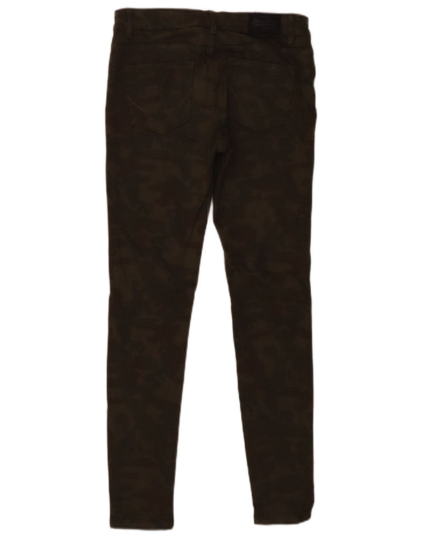 Женские джинсы скинни Superdry W30 L28 Хаки, камуфляжный хлопок