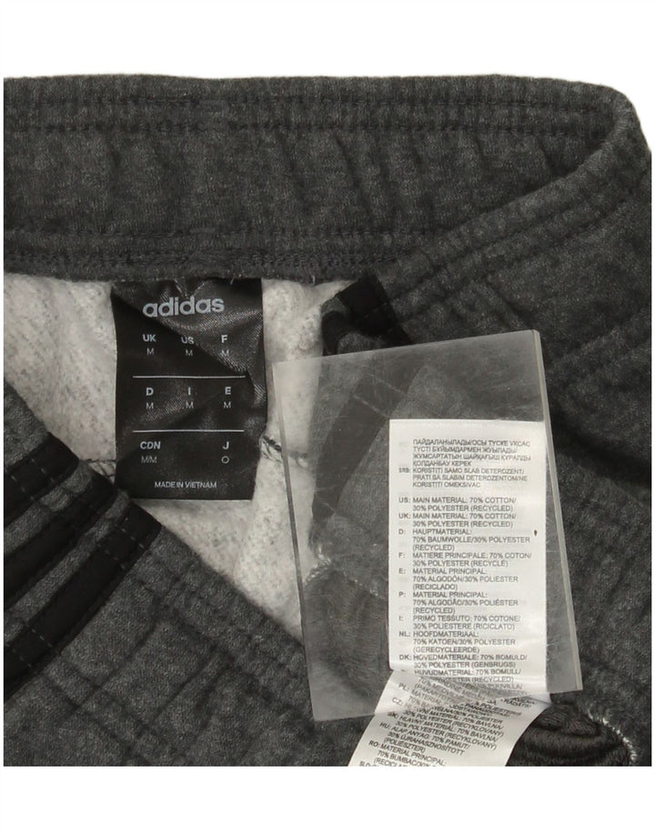 Мужские спортивные брюки ADIDAS, джоггеры, хлопок среднего серого цвета