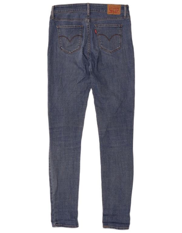 Женские джинсы скинни Levi's 711 W28 L32 синие, хлопок