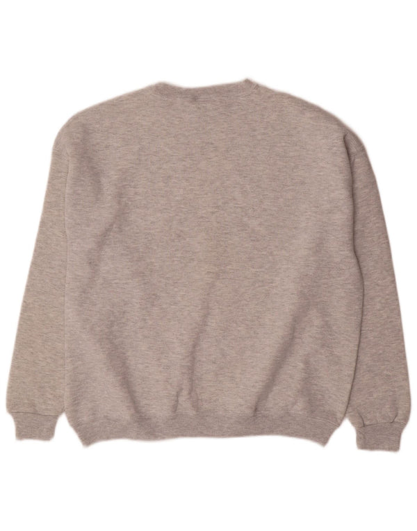 Russell Athletic Boys Sweatshirt Jumper 15-16 Years XL Grey Flecked Cotton